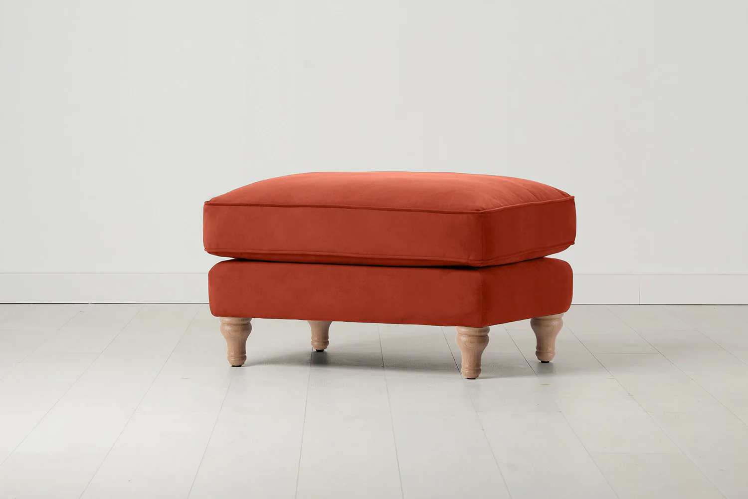 Model 15 Ottoman, Oak / Paprika - Image 3
