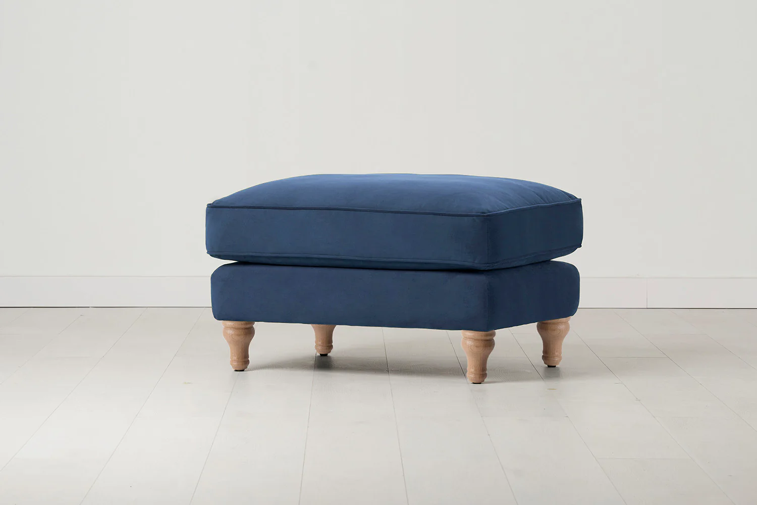 Model 15 Ottoman, Oak / Teal - Image 3