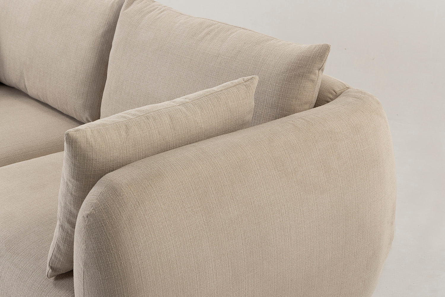 Model 16 3 Seater Sofa, Oatmeal - Image 6