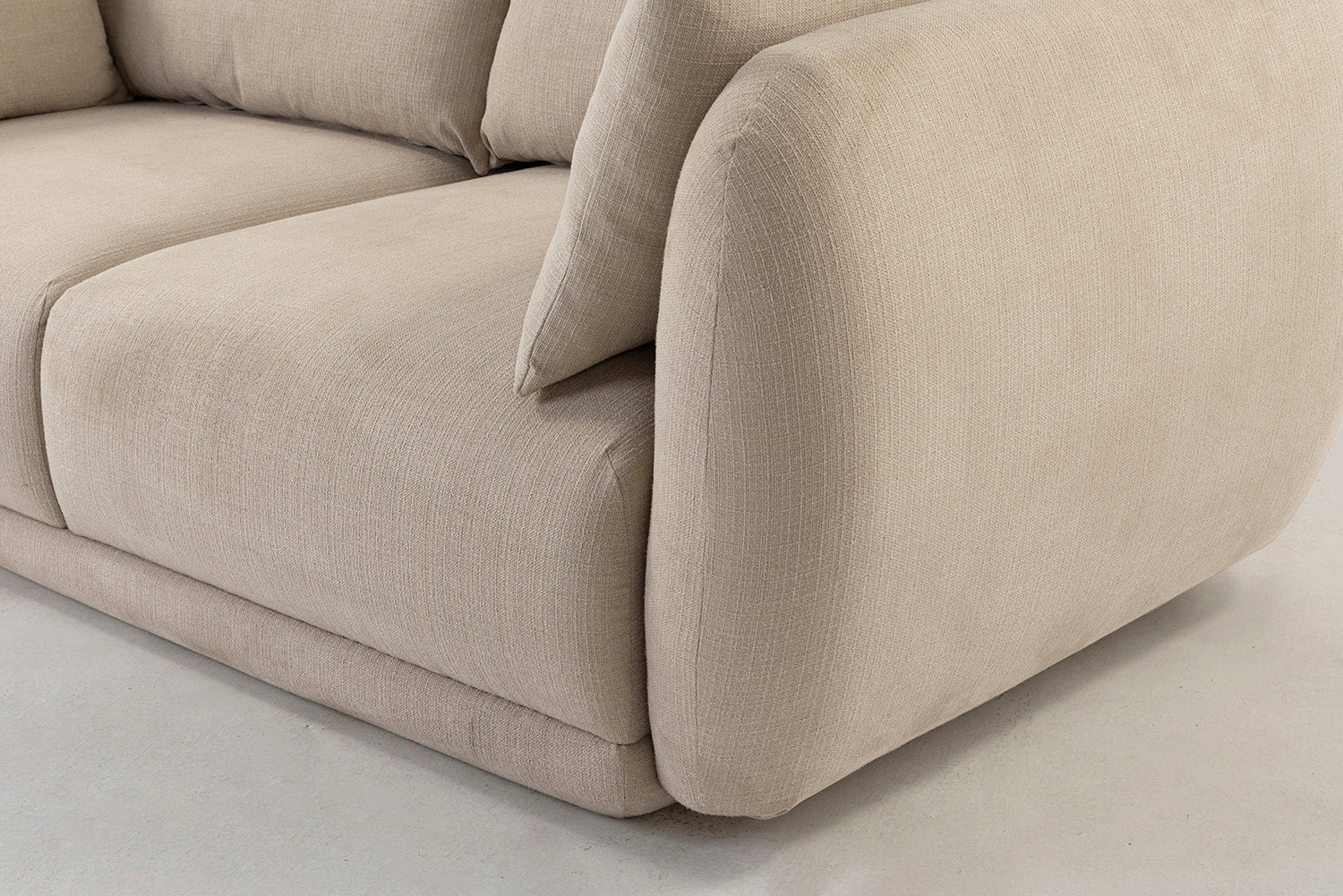 Model 16 3 Seater Sofa, Oatmeal - Image 9