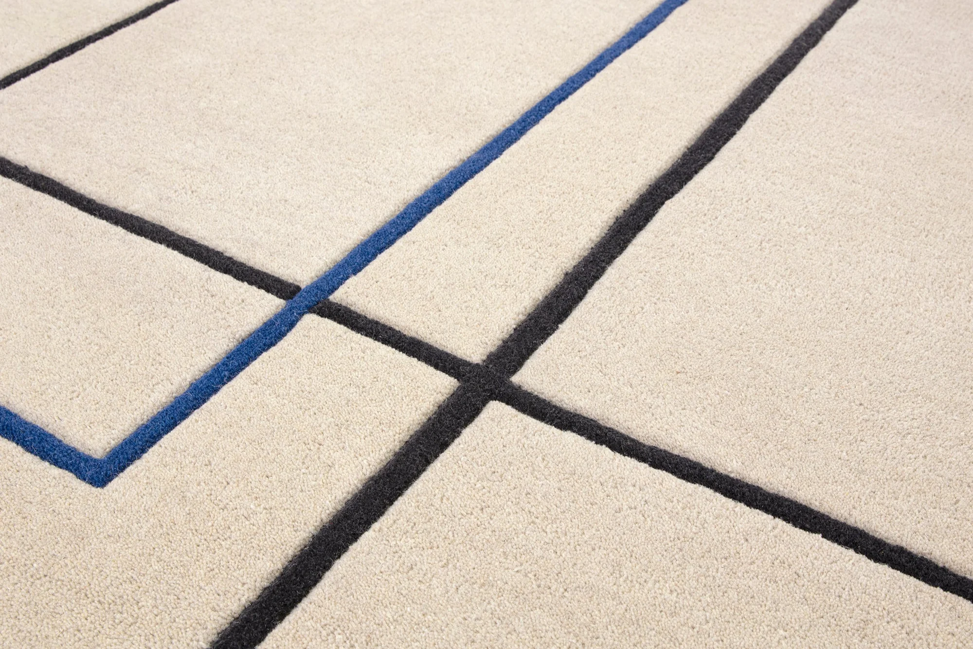 Reef Outline Blue Rug, 120x170 - Image 3