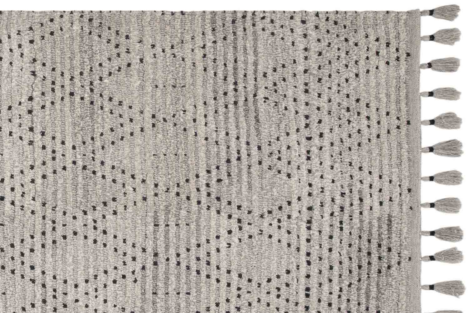 Nepal Rug Grey Black Diamond - Image 2