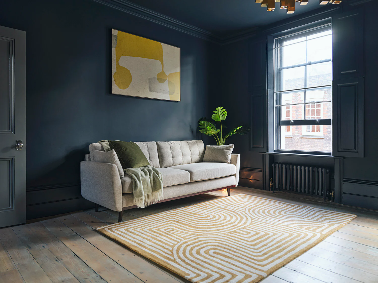 Reef Rug Curve Ochre, 160x230 - Image 2