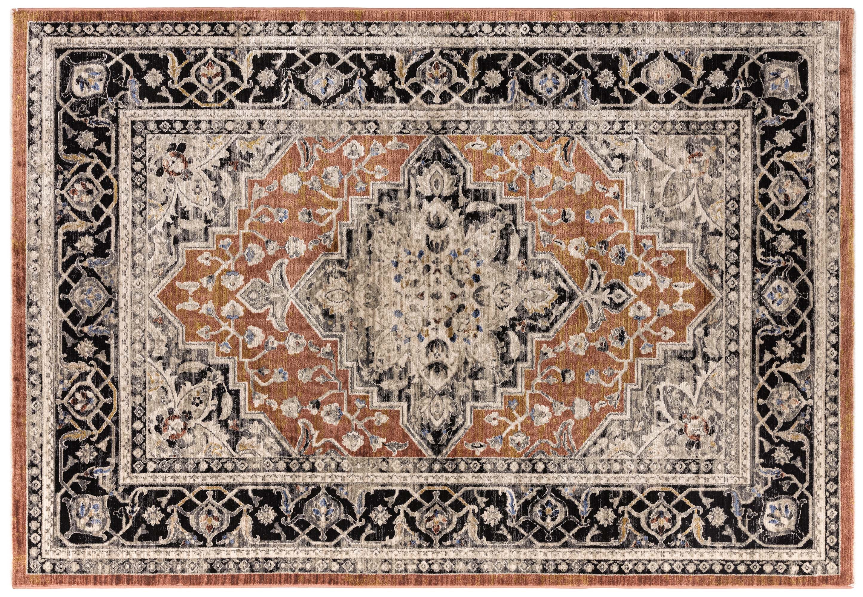 Sovereign Rug Terracotta Medallion, 160x240
