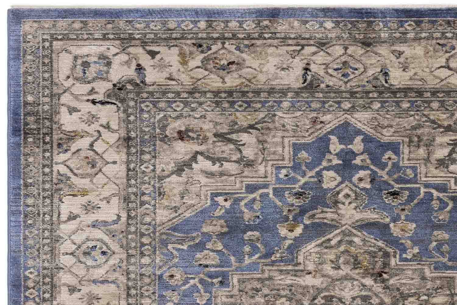 Sovereign Blue Medallion Rug, 120x166 - Image 2
