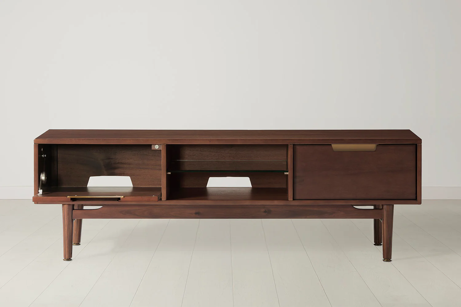 TV Unit 01 For TVs up to 60-inches, Walnut - Image 4