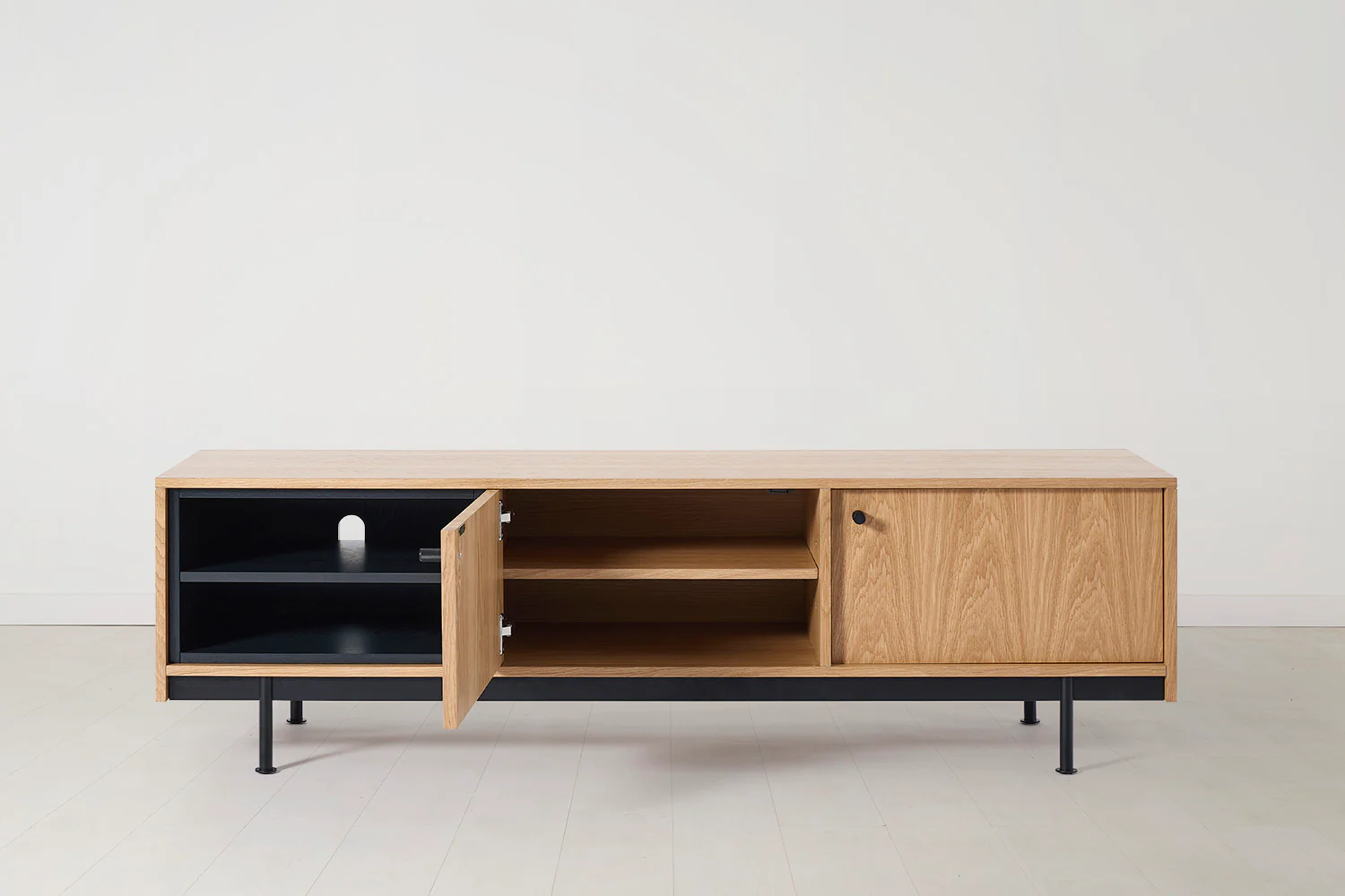 TV Unit 02 For TVs up to 65-inches, Oak - Image 4